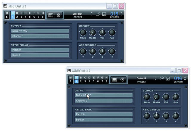 Orion includes the simple MIDIOut plug-in.